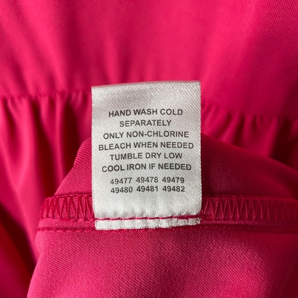 NWT SUGARLIPS Sweet Nothing Tiered Midi Dress  in Fuchsia Pink Size Medium - Picture 9 of 16